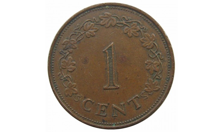 Мальта 1 цент 1972 г.