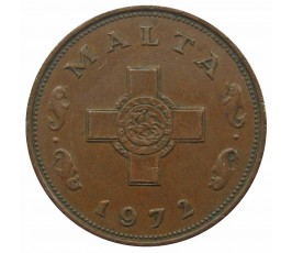 Мальта 1 цент 1972 г.