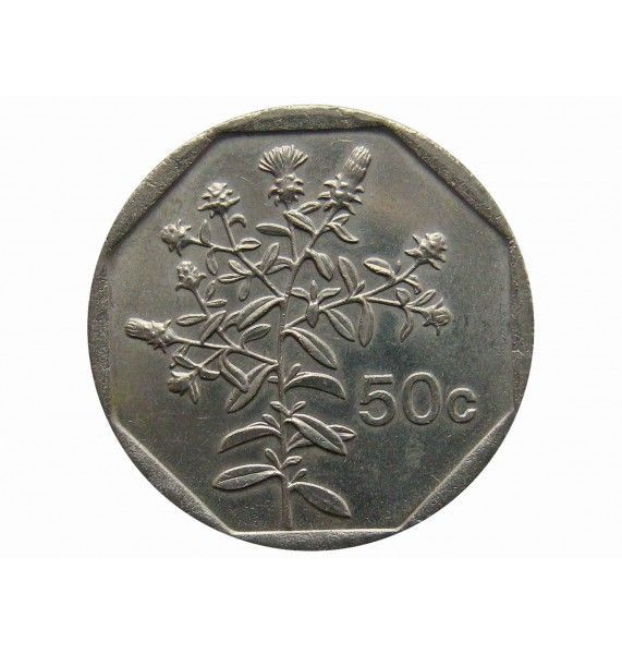 Мальта 50 центов 2001 г.