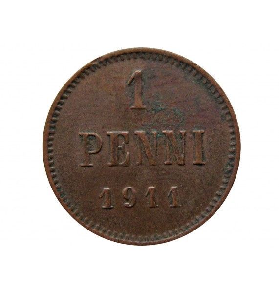 Финляндия 1 пенни 1911 г.