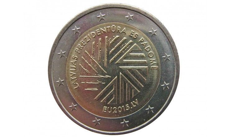Латвия 2 евро 2015 г. (Председательство Латвии в Совете ЕС)