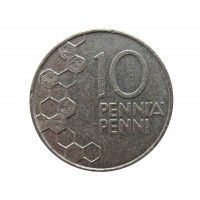 Финляндия 10 пенни 1990 г.