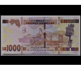 Гвинея 1000 франков 2017 г.