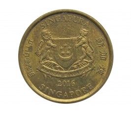 Сингапур 5 центов 2016 г.