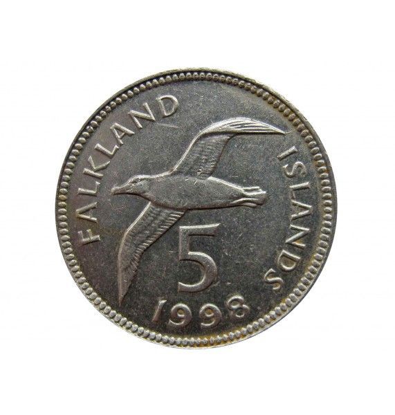 Фолклендские острова 5 пенсов 1998 г.