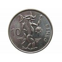 Соломоновы острова 10 центов 2012 г.