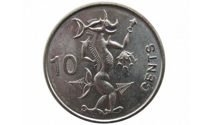 Соломоновы острова 10 центов 2012 г.