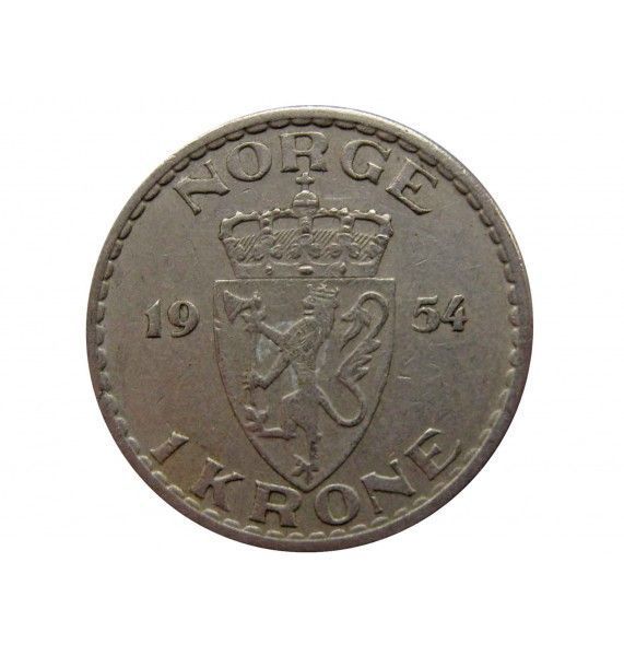 Норвегия 1 крона 1954 г.