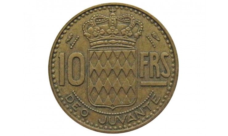 Монако 10 франков 1951 г.