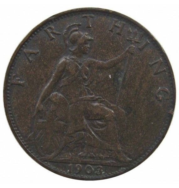 Великобритания 1 фартинг 1903 г.