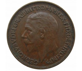 Великобритания 1 фартинг 1928 г. Великобритания 1 фартинг 1928 г.
