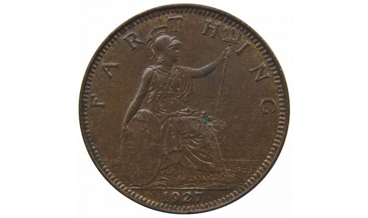 Великобритания 1 фартинг 1927 г.