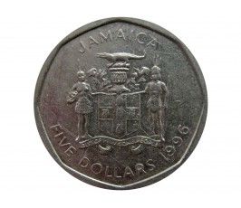 Ямайка 5 долларов 1996 г.