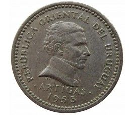 Уругвай 5 сентесимо 1953 г.