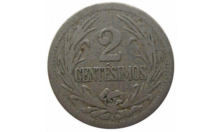 Уругвай 2 сентесимо 1901 г.