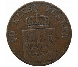 Пруссия 4 пфеннига 1860 г. A
