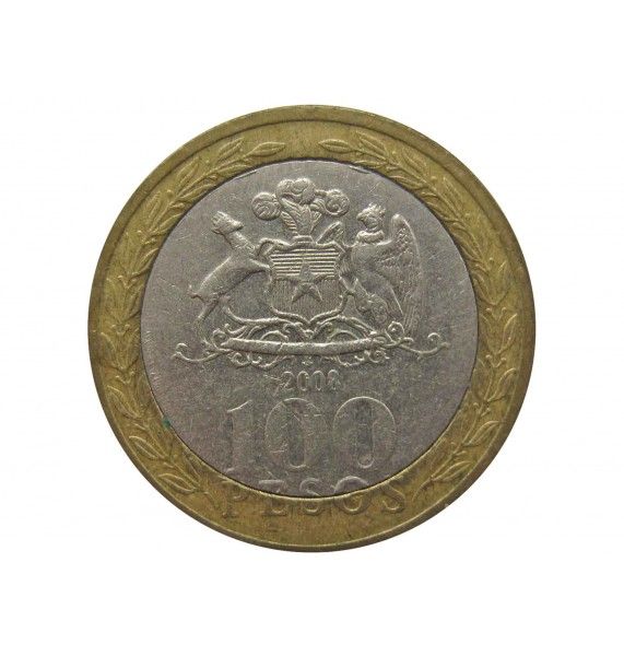 Чили 100 песо 2008 г.