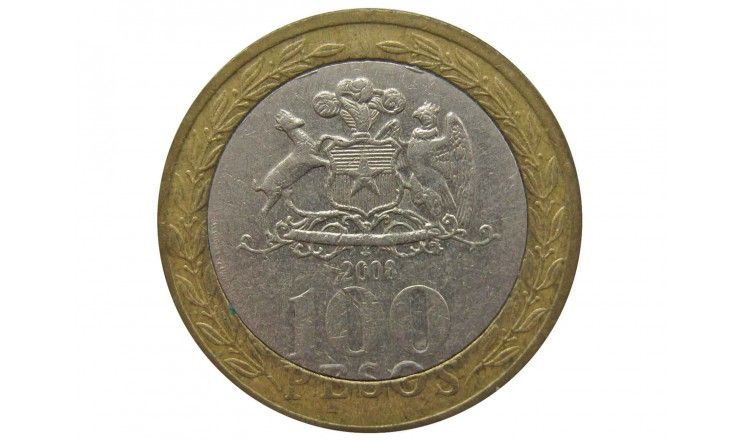 Чили 100 песо 2008 г.