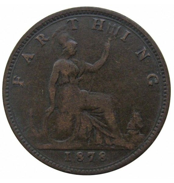 Великобритания 1 фартинг 1878 г.