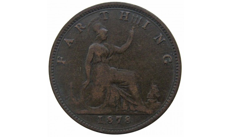 Великобритания 1 фартинг 1878 г.