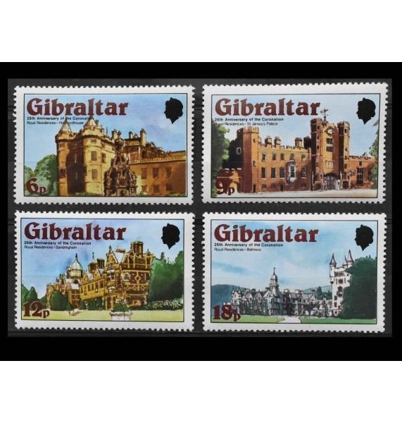 Гибралтар 1978 г. "25-летие коронации Королевы Елизаветы II"