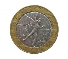 Франция 10 франков 1989 г.
