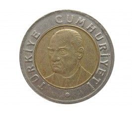 Турция 1 лира 2005 г.