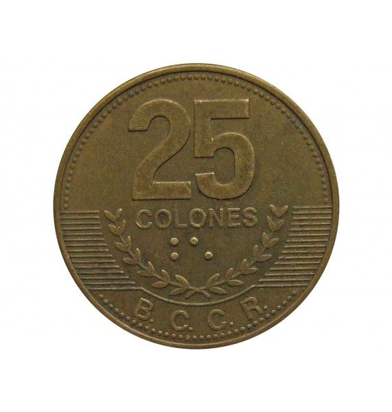 Коста-Рика 25 колон 2007 г.