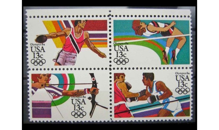 США 1983 г. "Летние Олимпийские игры 1984, Лос-Анджелес"