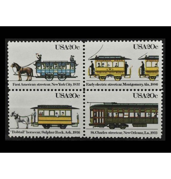 США 1983 г. "Трамваи"