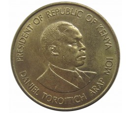 Кения 10 центов 1991 г. Кения 10 центов 1991 г.
