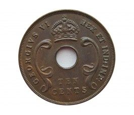 Британская Восточная Африка 10 центов 1941 г. I