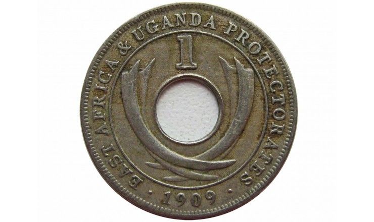 Британская Восточная Африка (Протекторат Уганды) 1 цент 1909 г.