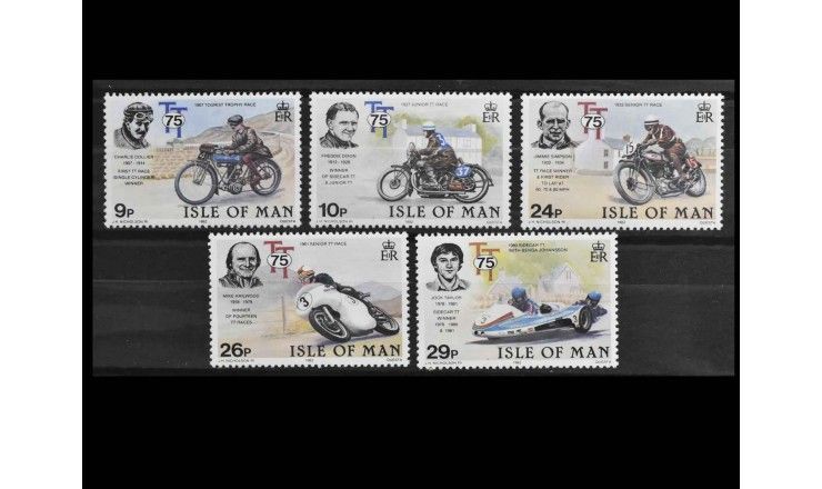 Остров Мэн 1982 г. "75 лет гонке на мотоциклах «Турист Трофи»"