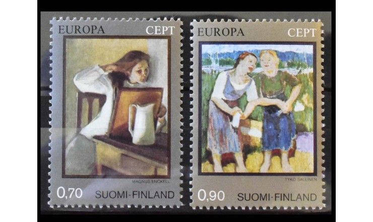 Финляндия 1975 г. "Европа: Картины"