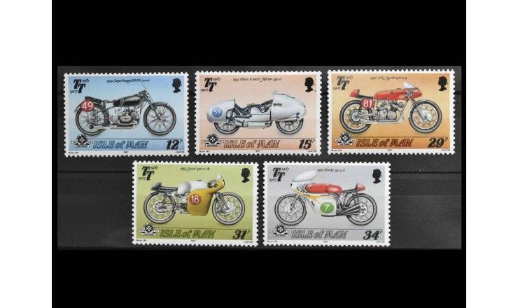 Остров Мэн 1987 г. "80 лет гонке на мотоциклах «Турист Трофи»"