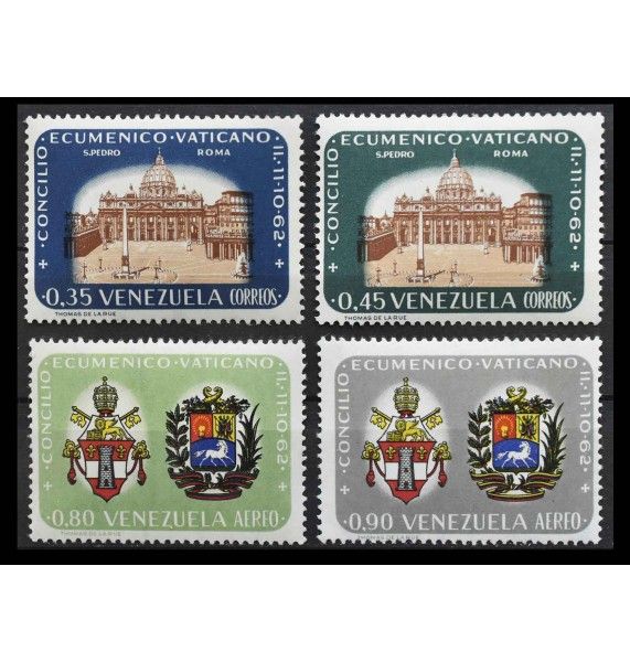 Венесуэла 1963 г. "1-я годовщина Второго Ватиканского собора" Венесуэла 1963 г. "1-я годовщина Второго Ватиканского собора"