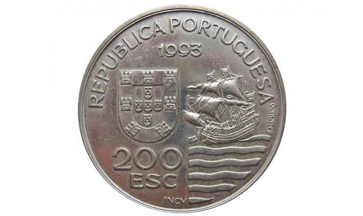 Португалия 200 эскудо 1993 г. (Японская миссия в Европе 1582-1590 гг.)
