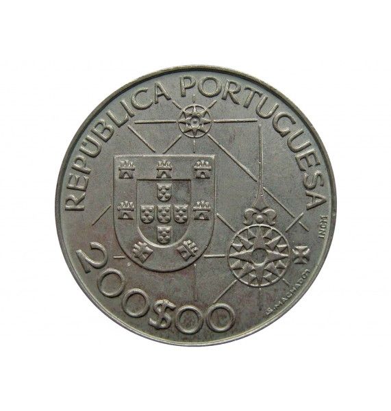 Португалия 200 эскудо 1992 г. (Новый Свет - Америка)