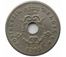 Бельгия 10 сантимов 1905 г. (Belgie)
