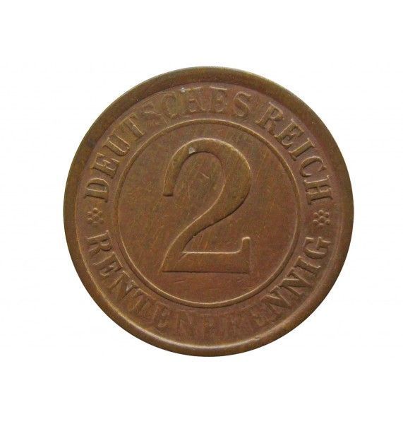Германия 2 пфеннига (renten) 1924 г. A