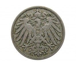Германия 10 пфеннигов 1900 г. F