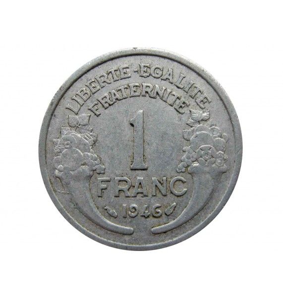 Франция 1 франк 1946 г. B