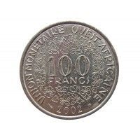 Западно-Африканские штаты 100 франков 2002 г.