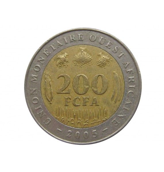 Западно-Африканские штаты 200 франков 2005 г.