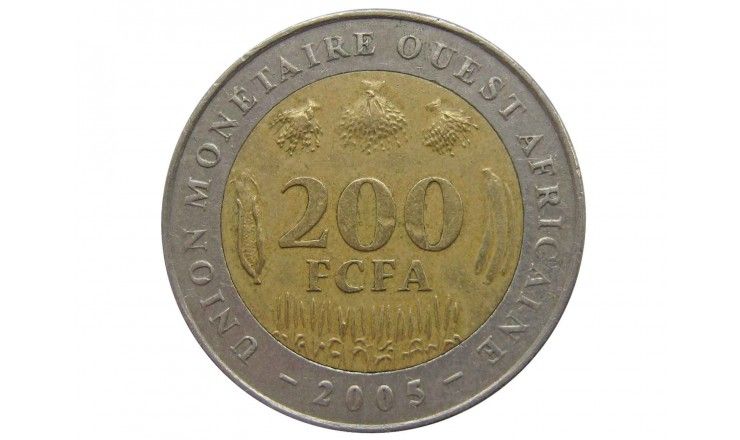 Западно-Африканские штаты 200 франков 2005 г.