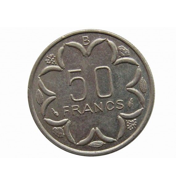 Центрально-Африканские штаты 50 франков 1977 г. B