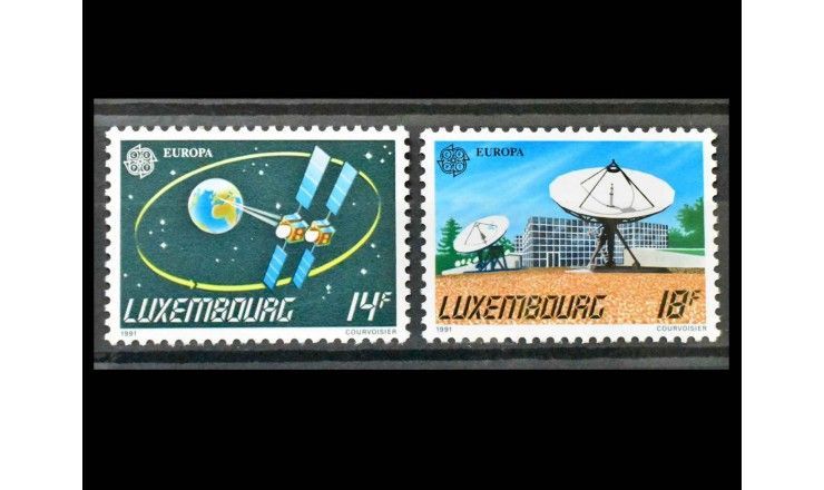 Люксембург 1991 г. "Европа: Космонавтика"