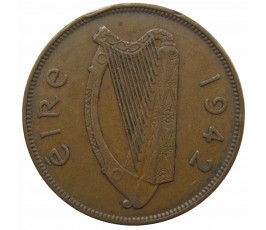 Ирландия 1 пенни 1942 г. Ирландия 1 пенни 1942 г.