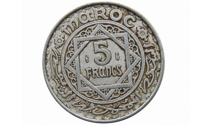 Марокко 5 франков 1951 (1370) г.